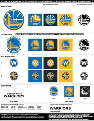 Golden State Warriors Colors | Sports Teams Colors | U.S. Team Colors