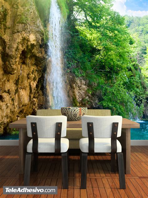 Wall Mural Waterfall Landscape