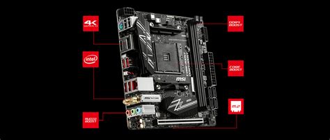 Used - Like New: MSI B450I GAMING PLUS MAX WIFI AM4 Mini ITX AMD ...