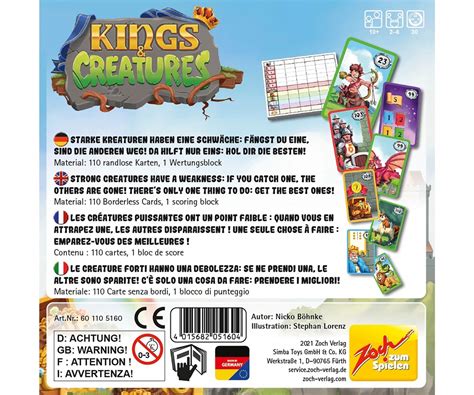 Настольная игра Kings & Creatures (Короли и создания) купить недорого с ...