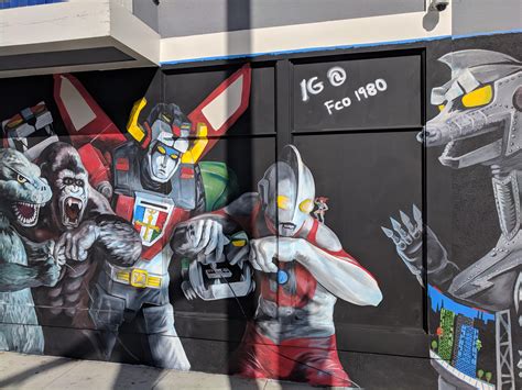 Mural found near Japan Town in San Jose, CA USA. : r/Voltron