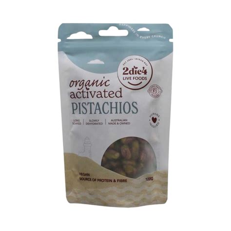 2die4 Activated Pistachios 100g Concept Green Urban Foods