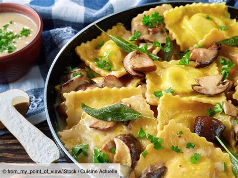 Ravioles aux cèpes et au foie gras découvrez les recettes de Cuisine