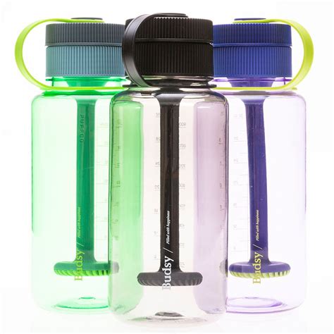 Puffco Budsy Water Bottle Bong – Stealthy, Portable Bong – Aqua Lab ...