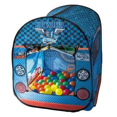 BARRACA INFANTIL 50 BOLINHAS HOT WHEELS FUN MadeiraMadeira