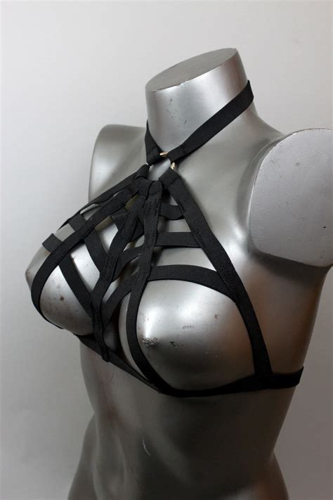 Pole Harness Erotic Bra Luxury Harness Sexy Lingerie Halloween Costume Spider S Web