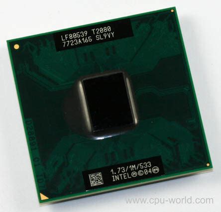 Intel Pentium Dual-Core Mobile microprocessor family