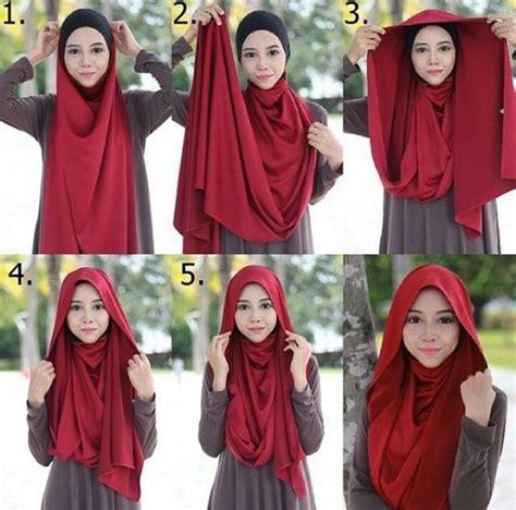 hijab pashmina chic fashion  moderne tutorial simple  facile