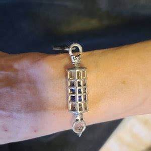 B Caged BLUE BALLS Bracelet Or Anklet Keychain Chastity Hotwife Cuckold FLR Femdom Hot