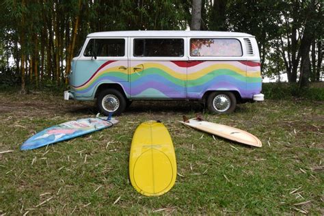 Venus The Rainbow Vw Original 1970s Paint Job Painted Vans