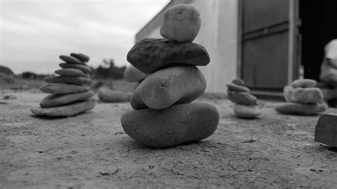 Rock Stack Bernadette Best Black And White Ocd Rocks Stacking