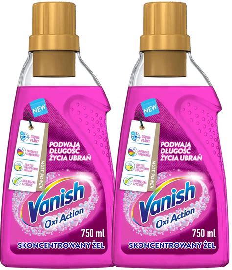 Vanish Oxi Action Skoncentrowany Żel Kolor 2X750Ml - Opinie i ...