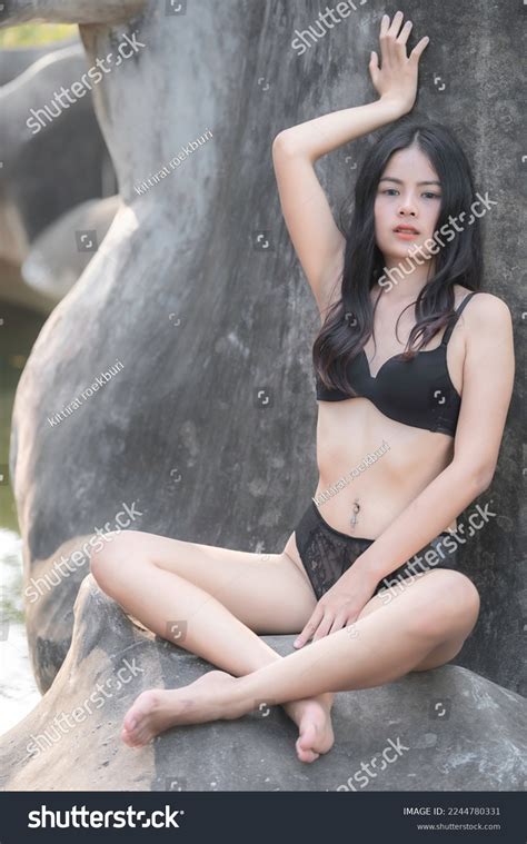 Portrait Asian Sexy Woman Wear Bikini Stock Photo Shutterstock