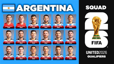 Argentina Squad Fifa World Cup Qualifiers November Matches Youtube