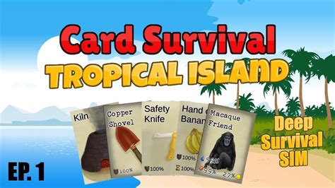 Card Survival Tropical Island Deep Card Based Survival Game Ep 1