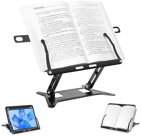 Phayfity Plegable Para Soporte Para Libros Soporte Para Libros Para