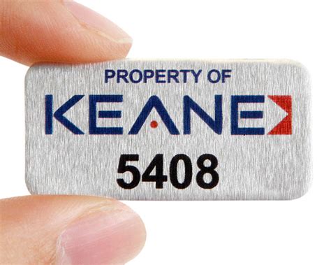 Numbered Asset Tag Templates & More Online