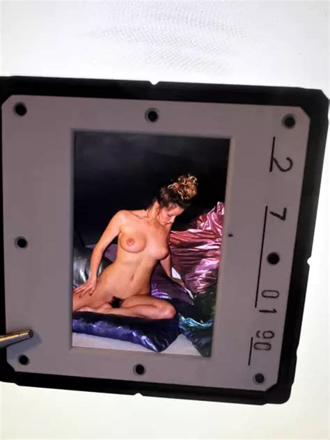 ORIGINAL SLIDE 35MM Akt Nude Girl Dia Pinup Nackte Frau Erotische Aufnahme 1990 EUR 10 00