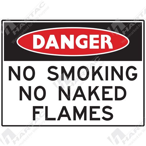 No Smoking Signs Danger Sign No Smoking No Smoking No Naked Flames