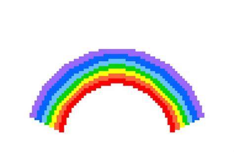 Pixel Art Rainbow Stock Photos Royalty Free Pixel Art Rainbow Images