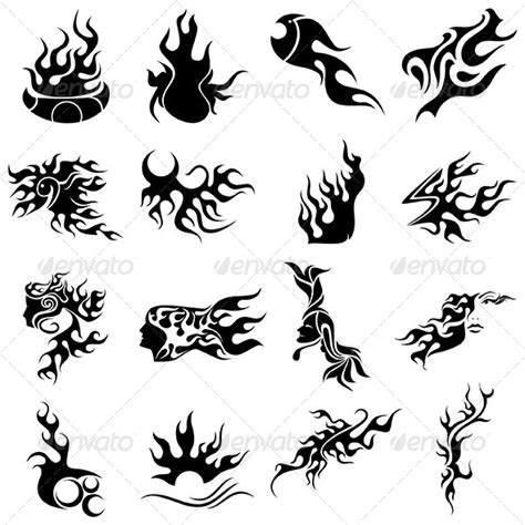 Flame Tattoo Sketch At Explore Collection Of Flame