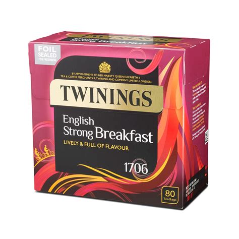 Twinings Strong English Breakfast 80 Tea Bags Twinings Uk