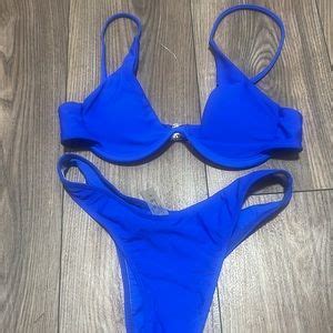 Swim New Blue Pushup Bikini Poshmark