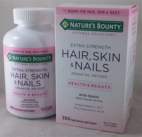 Nature S Bounty Hair Skin And Nails Mcg Of Biotin Coated