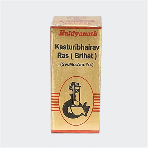 Buy Kasturibhairav Ras Brihat Tabs Baidyanath