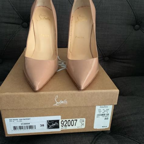 Christian Louboutin Shoes Nude So Kate Christian Louboutin Size