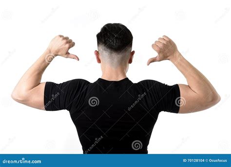 S Attractive Sport Man Bodybuilder With Naked Torso Showing Fit Muscular Body Angry Cool