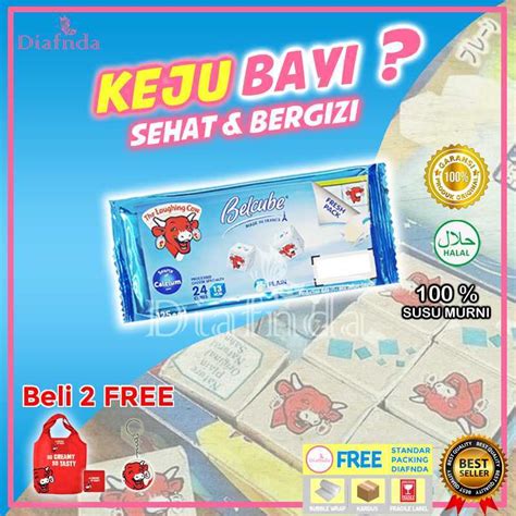 Promo Keju Bayi Keju Belcube Chesee Spread Gram Cubes Plain The