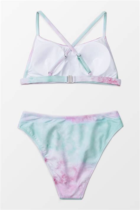 Tie Dye High Waisted Bikini