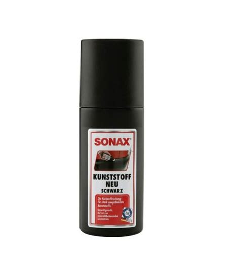 SONAX Plastični restaurator crni Kunststoff Neu Schwarz 100ml – MD-Auto
