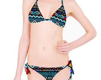 Aztec Bikini Set Etsy