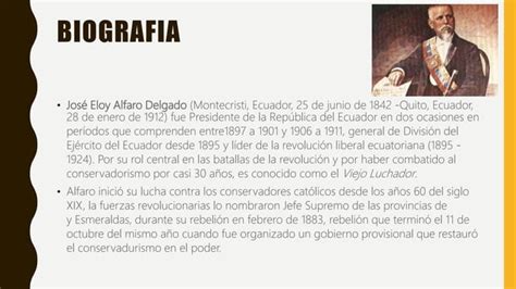 Biografia Eloy Alfaro PPT