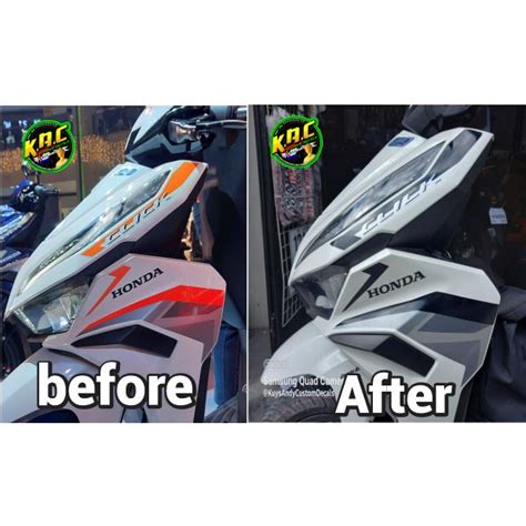 Honda Click 125i V3 Cover Up Sticker Decals 2023 2022 Shopee