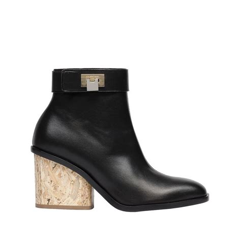 Stylish Balenciaga Womens Wood Ankle Boots