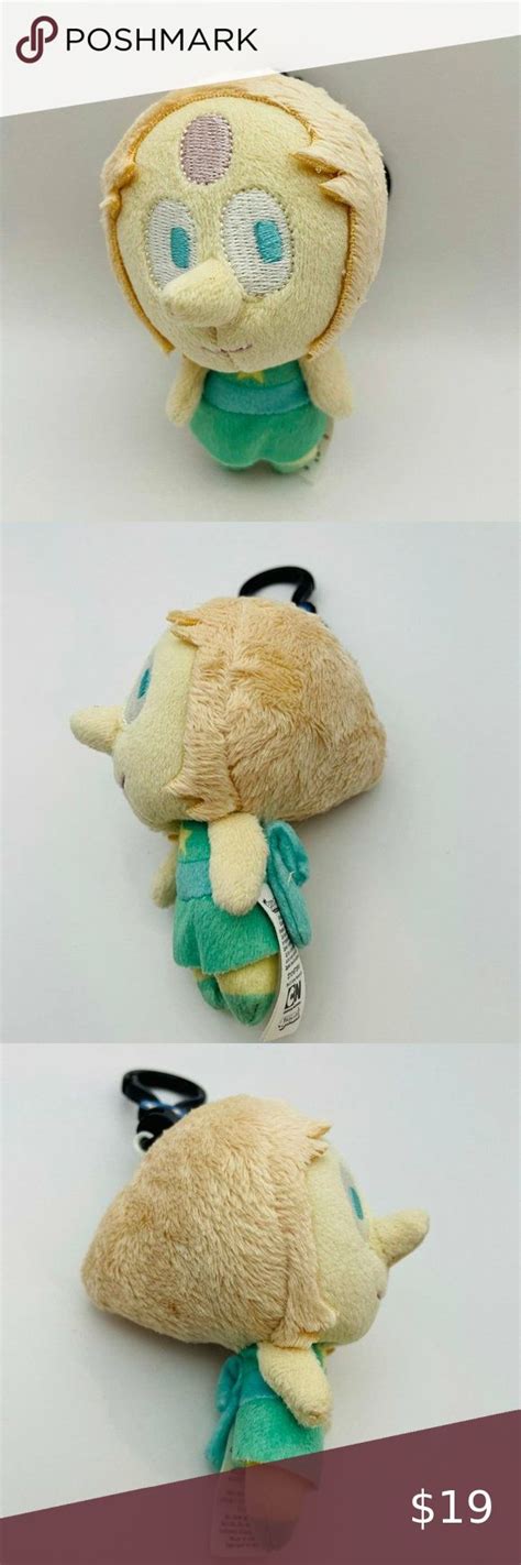 Pearl Steven Universe Plush Backpack Clip On Zag Toys Cartoon Network Keychain Pearl Steven