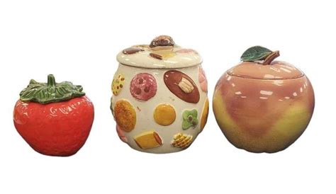 Three Vintage Cookie Jars Bid Assets Online Auctions