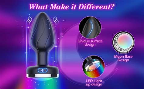 Amazon Vibrating Butt Plug Dankis Anal Plug With Flashing Light