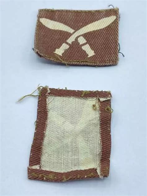 Pair Of Ww Th Gurkha Brigade Formation Badges Patches In Wwii