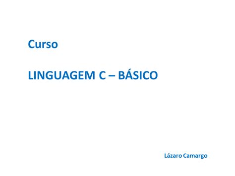 Curso de Linguagem C Básico online Sympla