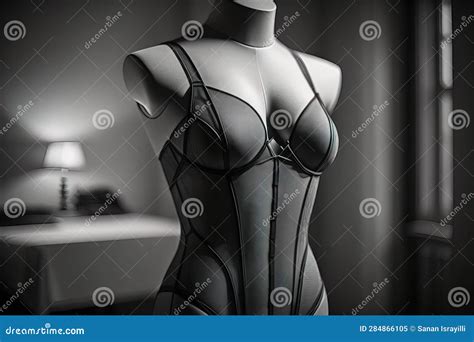 Sensual Lingerie On A Mannequin Ai Generative Stock Illustration Illustration Of Woman