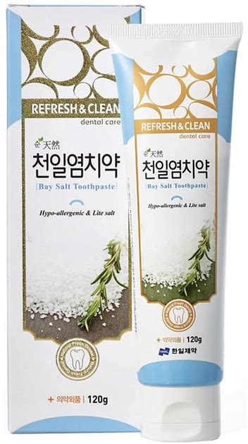 Зубная паста Hanil Circle-patterned Bay Salt Toothpaste с морской солью ...