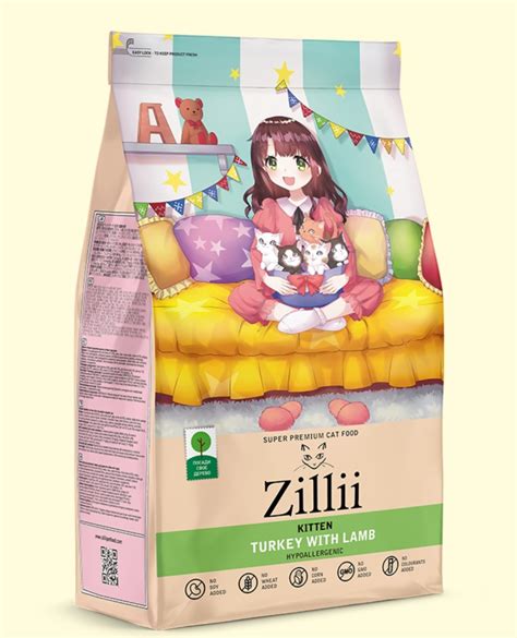 Корм для кошек Zillii Kitten Индейка с Ягнёнком | отзывы