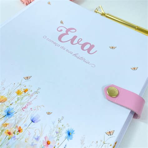 Livro do Bebê Encadernado Personalizado - O começo da sua história ...