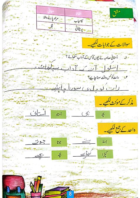 SOLUTION: Urdu grade 1 - Studypool 