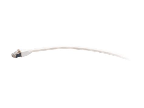 C2G (Legrand) 25FT Cat6A 10GbE Shielded (S/FTP) Snagless Patch Cable 26AWG — White (5-Pack) (CG-C6-C6A-STP-25FT-WH-5PK)