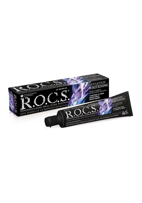 Rocs Sensation Whitening Ekstra Beyazlatıcı Diş Macunu - 74 G Fiyatları ...